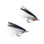 Cortland Deceiver Fly - Streamer;Black/White/Red 2pk
