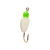 Custom Jigs - Demon - #6 Lime Cht/Glow Brite 12cd - D6X-GB7
