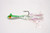 Don's Jigs Glass Minnow Gltr - 1/4oz Green; White 12pk