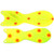 Dreamweaver Lures - Spindoctor - 6'' Yellow Coho Dots