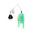 Duckett BD Spinnerbait DC - 1/2oz C/C Chrome;Wht GrnBlue