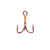 Eagle Claw - 2X Treble Reg Shank CP - #16 Bronze 5pk