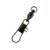Eagle Claw - BB Swivel/Intlk Snap - #5 Black 2pk