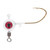 Eagle Claw - Ladder Jig; Pwrlt Swivel - 1/8oz White 10pk