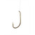 Eagle Claw - Plain Shank - #2 Gold 6pk