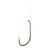 Eagle Claw - Plain Shank - #8 Gold 6pk