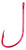 Eagle Claw - Plain Shank Offset - #8 Red 10pk