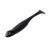 Great Lakes Finesse - Dropkick Shad - 2.75'' Matte Black 6pk