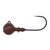 Great Lakes Finesse - Stealth Ball Jig - 3/16oz 1.375'' Matte Brn 3pk