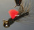 Hawken Aerojig - 1/4oz Hackle Blk/Flame 6pk
