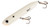 Heddon Chug'n Spook - 4.875'' Bone/Orange