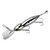 Heddon Hellbender - 5.5'' Silver Plt