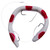 IKE-CON Weedless 6.25'' - Wht/Red Sp