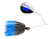 Jewel Bait - Jolt Spinnerbait 3/4oz - Black/ Blue Tip Lazer
