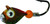 K&E Tungsten Diamondeye - #12 Perch 1pk