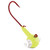 Kalins Google Eye Jighead - 1/8oz Chartreuse 3pk