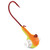 Kalins Google Eye Jighead - 3/8oz Chartreuse/Orange 3pk