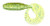 Kalins Grub 5'' - Chartreuse Hologram 10pk