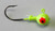 Kalins Roundhead Jighead - 1/4oz Chartreuse 10pk