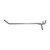 Pegboard Hooks - 4'' Zinc 1/8'' wire 100/box
