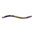 Kelly's Striper Rigged Worm - 5.5'' Purple/Yellow