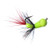 Kenders Flare Jig - #8 Chartreuse/Red