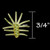 Lake Effect - Ice Bug - .75" Motor Oil 10pk