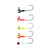 Eagle Claw - Lazer Sharp - Pro-V Ball HEagle Claw - d Jig - 1/8oz Assorted 25pk