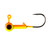 Lindy BMAXX Jighead - 1/16oz Orange Hot Yellow 2pk