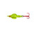 Lindy Ice Flyer Spoon - Rattln - 1/8oz 1.5'' Lime Ice