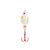 Lindy Ice Flyer Spoon - Rattln - 3/16oz 1.25'' WonderbreadGlo