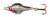 Lindy Ice Flyer Spoon - Rattln - 3/16oz 1.5'' Tg Silver Shinr