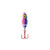Lindy Ice FrosteeJigginSpoon - 1/8oz 3/4'' Rainbow Glo