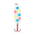 Lindy Ice Quiver Spoon - 1/16oz 1'' Wonderbread Glo