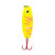 Lindy Ice Quiver Spoon - 1/8oz 1.5'' Yellow Tiger