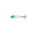 Lindy Ice QuiverSpoon - Rattln - 1/16oz Blue Glow/Chrome
