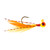 Lindy Lead Free LittleNipper - 1/64oz Orange Hot Yellow 2pk - LLNLF0214