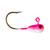 Lindy Lead Free LiveBait Jig - 1/16oz Hot Pink Glow 2pk - LLBJLF2204