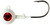 Lindy Lead Free LiveBait Jig - 1/8oz White Glow 2pk - LLBJLF3209