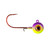 Lindy Lead Free Max Gap Jig - 3/8oz Purple Chartruese 2pk - LMAXLF6211