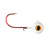 Lindy Lead Free Max Gap Jig - 3/8oz White Glow 2pk - LMAXLF6209