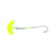Macks Smile Slow Death Rig - Chartreuse Scale