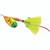Mepps Aglia Dressed - 1/4oz FT Platium-Yellow
