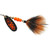 Mepps Black Fury Dressed - 1/3oz Flourescent Red Dot