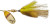 Mepps Bronze Slammer Dressed - 1/4oz Gold-Golden Shad