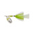 Mepps Bronze Slammer Dressed - 1/4oz Silver-Chartreuse Shad