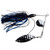 Mission Tandem Spinnerbait - 1/4oz Blue/Black 1pk