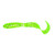 Mister Twister Teenie 2'' - Grub - Chartreuse Glit -20pk