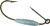 Mr Twister Keeper Hook - Wtd - 1/0 Unpainted 4pk