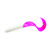 Mr Twister Twister Tail - 4'' White/Firetail 20pk